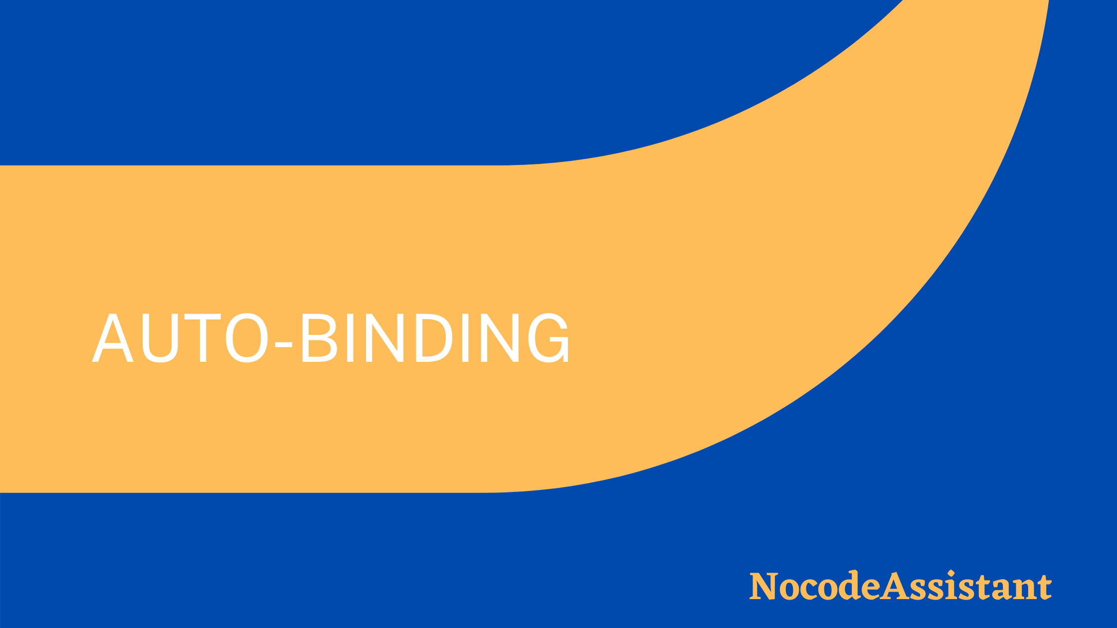 Autobinding feature in Bubble.io and its use