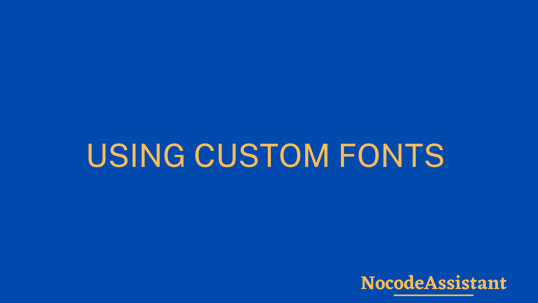 custom-font