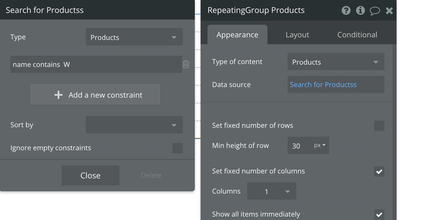 Bubble app search faster nocodeassistant advanced filter search with constraints