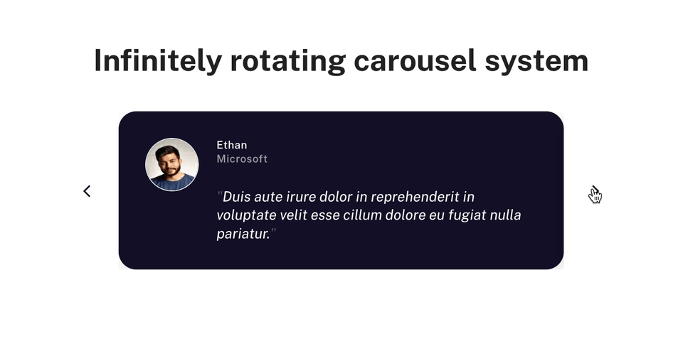 Carousel in Bubble.io Repeating group NocodeAssistant