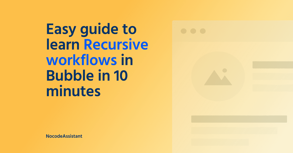 Easy Guide To Learn Backend Workflows In Bubble In 5 minutes