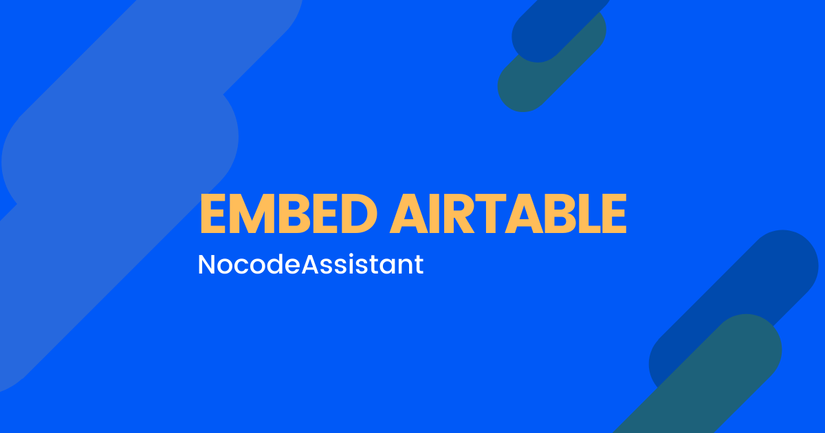 How to embed an Airtable base in a Bubble app