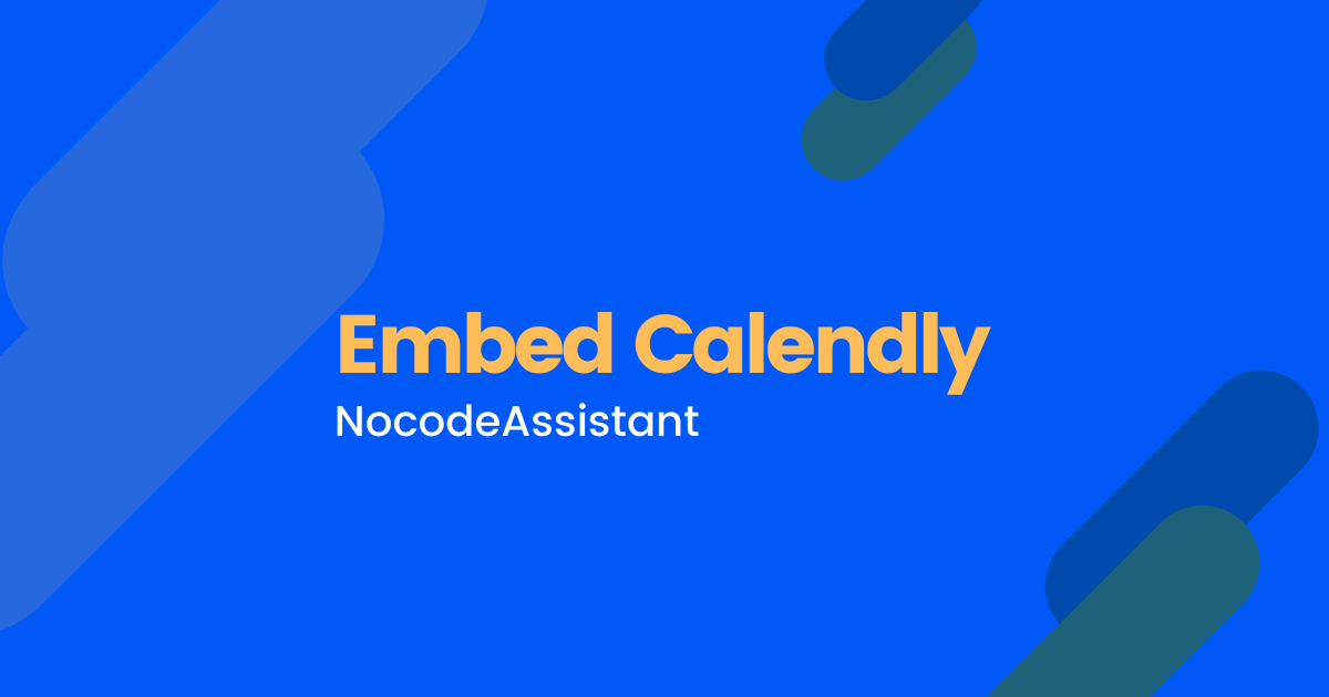 Embed Calendly in your Bubble.io app in 5 mins